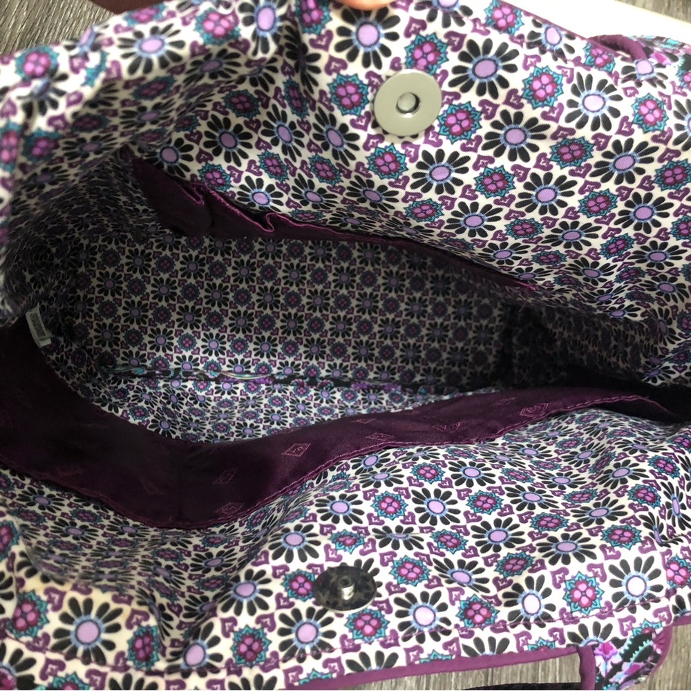 Vera Bradley Purple/Lavender Medallion Tote & RFID All-In-One Crossbody Set - Picture 6 of 13